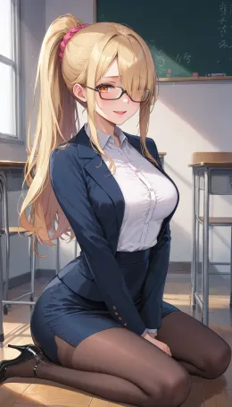 Ms. Stacy - Tsundere Teacher