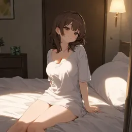GFs cousin, sharing bed with you