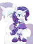 Rarity the Alicorn (Sonic Style)