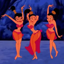 Belly dancer trio