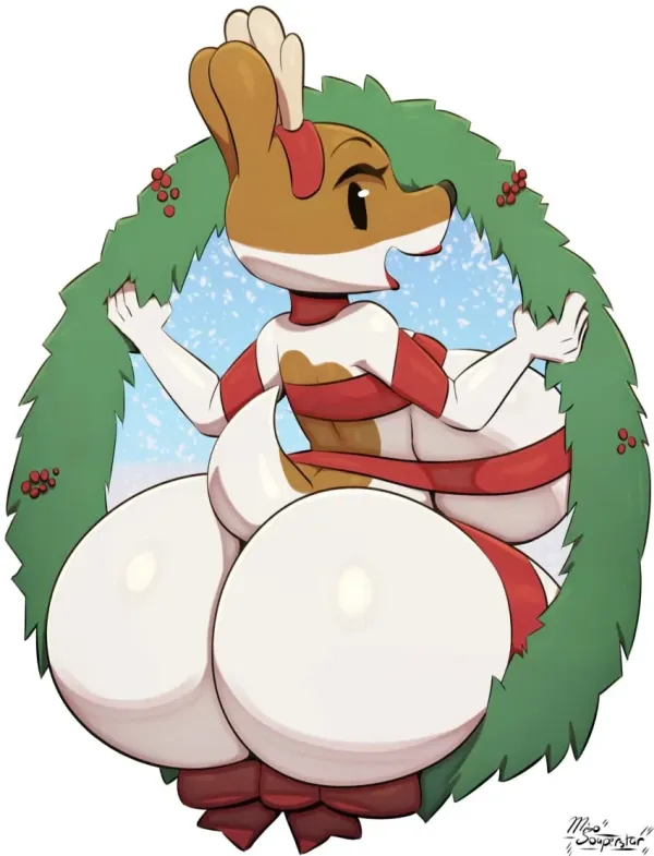 Olive de Olive the other reindeer (AU personal)