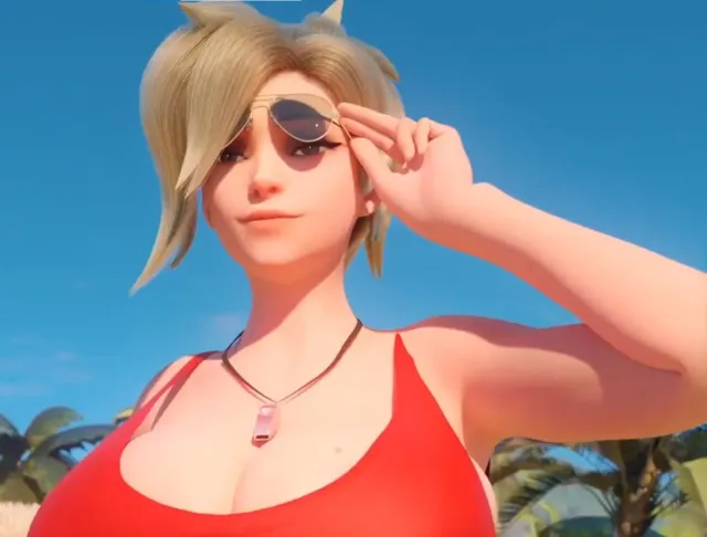 Mercy Giantess Lifeguard