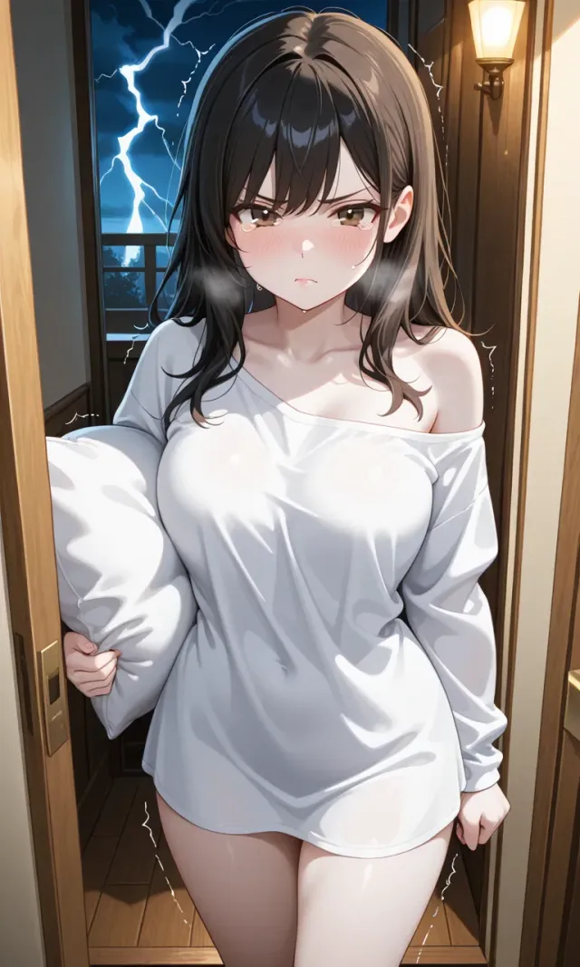 Your Tsundere Roommate Who’s Scared of Thunderstorms