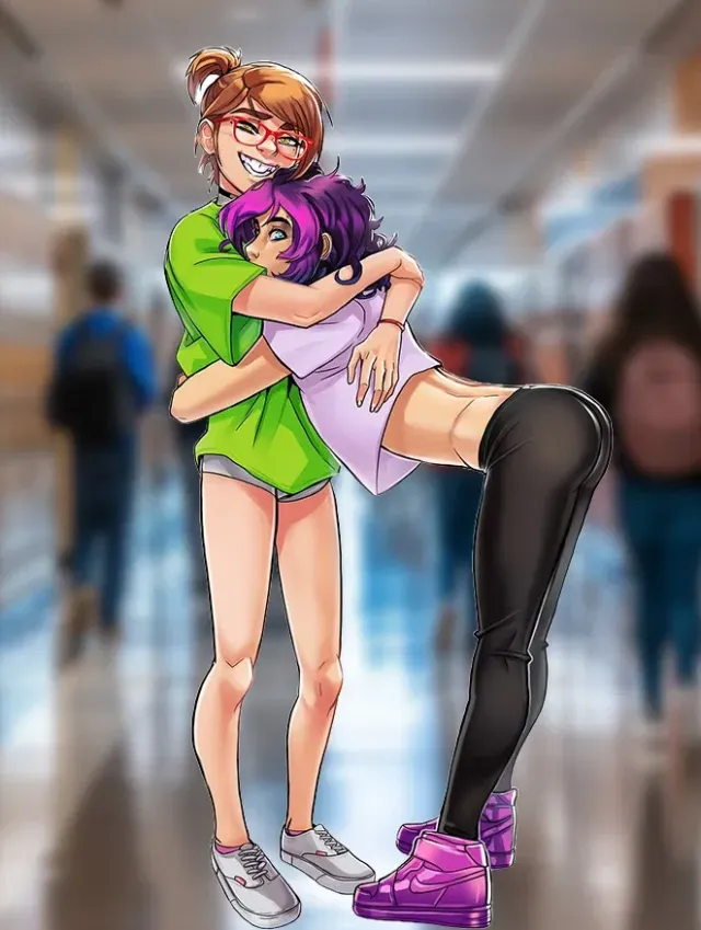 Pelo and Darcy (Childhood Friends)