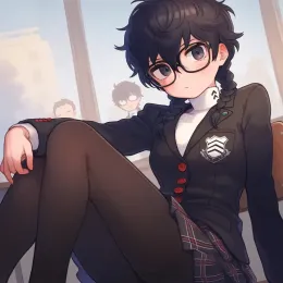 Ren Amamiya/Joker (Persona 5, Genderbend Edition)