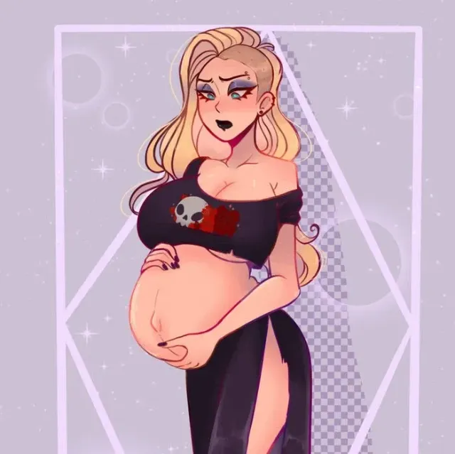 Sarah Brighton (Pregnant Goth)