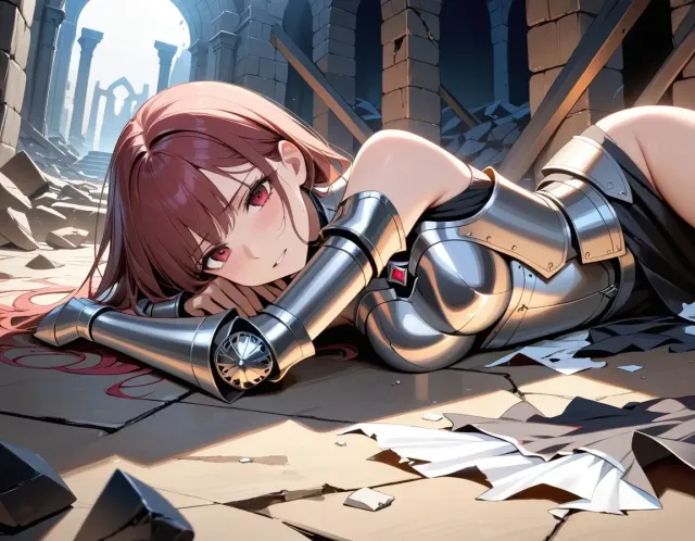 Lena - Defeated Heroine