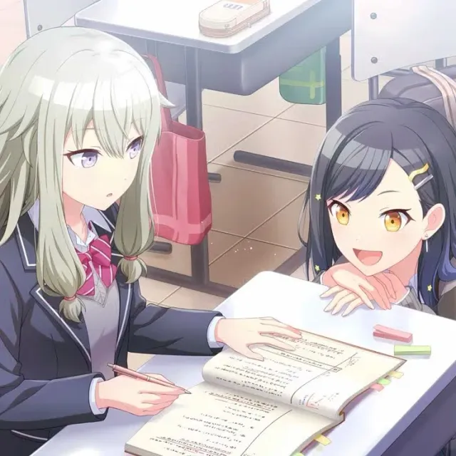 {📚} nene kusanagi and an shiraishi