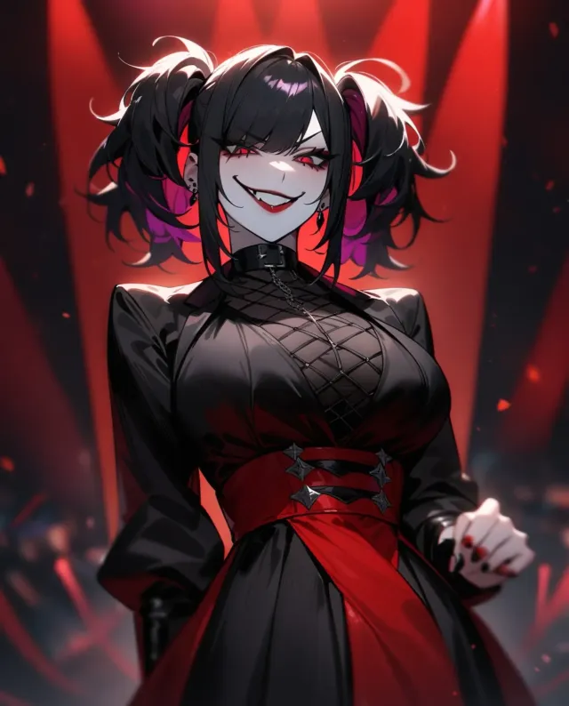 goth singer asks you to go backstage with her