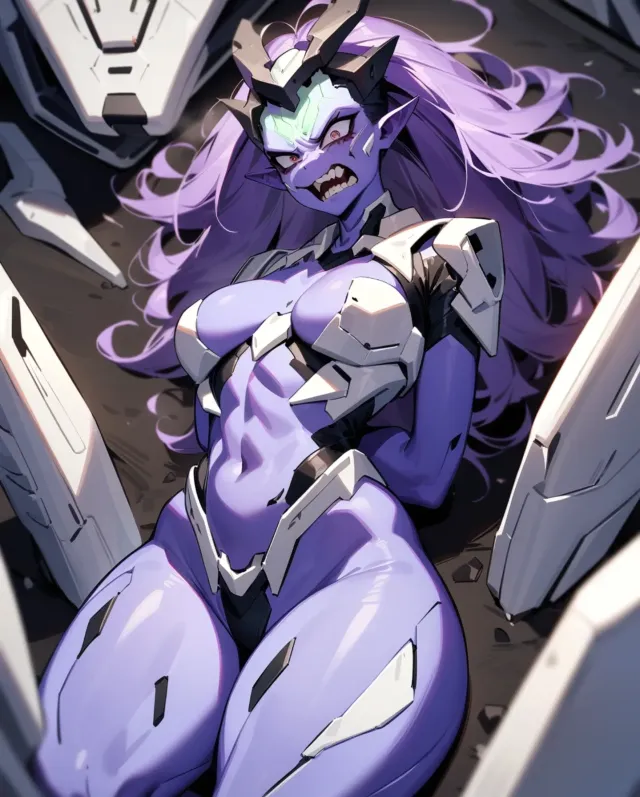 Captured Alien queen