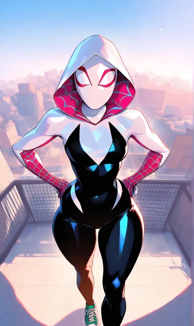 Confronted by Ghost Spider