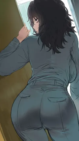 You found your friend's stepmother peeping at him