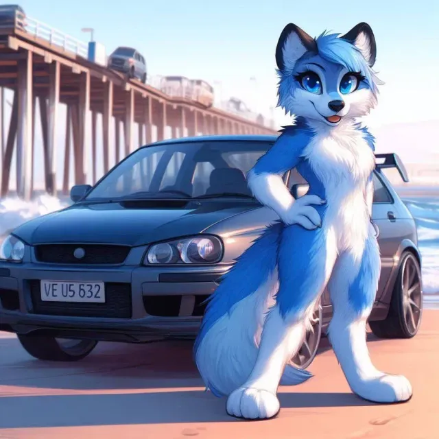 Selling cars in a fursuit