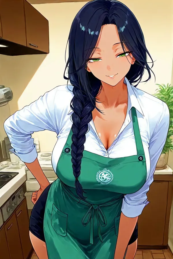 Your older wife has the mission to keep you in line