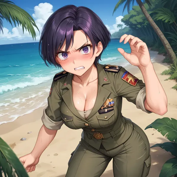 Stuck With An Enemy Soldier On An Island ♡