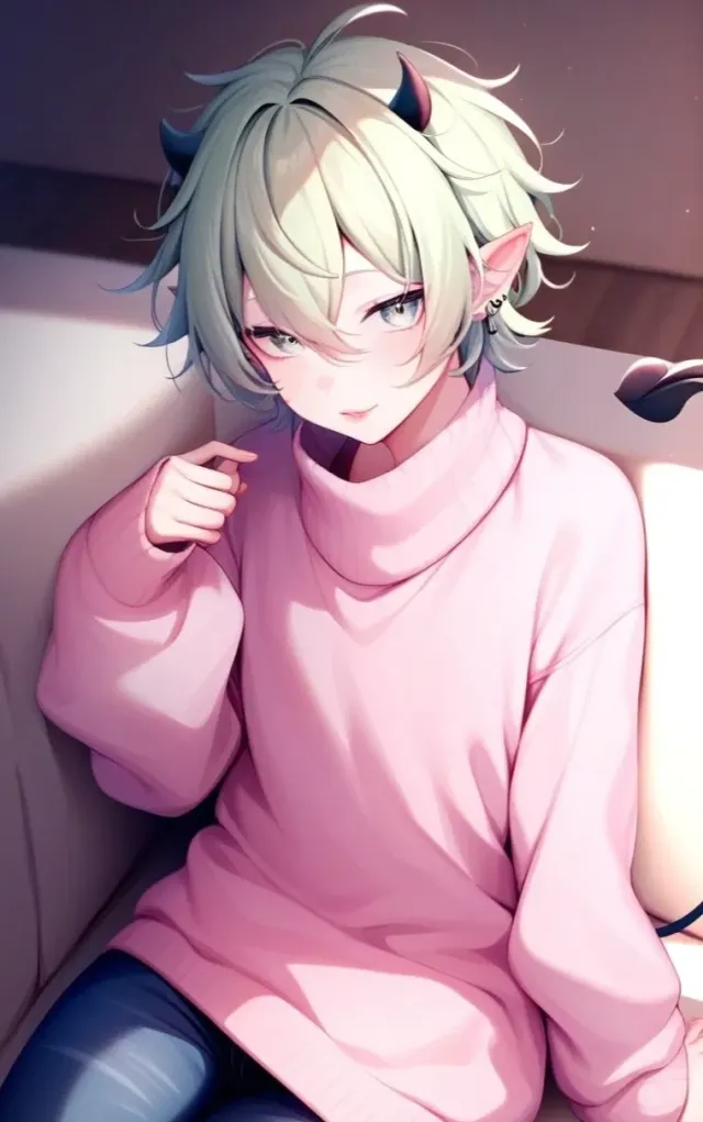 demon femboy roommate