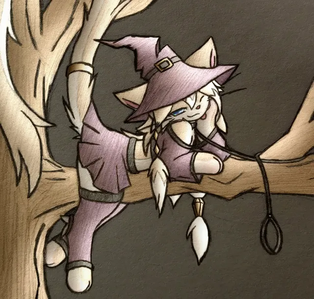 Caramel, your date who's secretly a witch