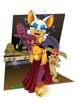 Slave girl rouge the bat