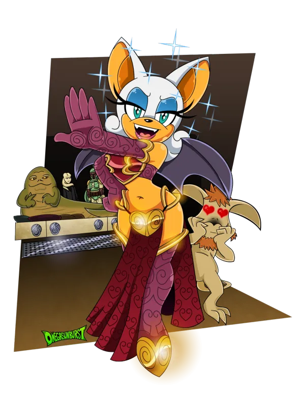Slave girl rouge the bat