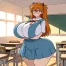 Asuka Langley Soryu/ classmate that has a crush on you
