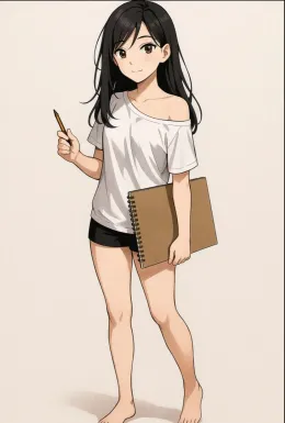 Kiko - struggling doujin artists friend (Male Pov)