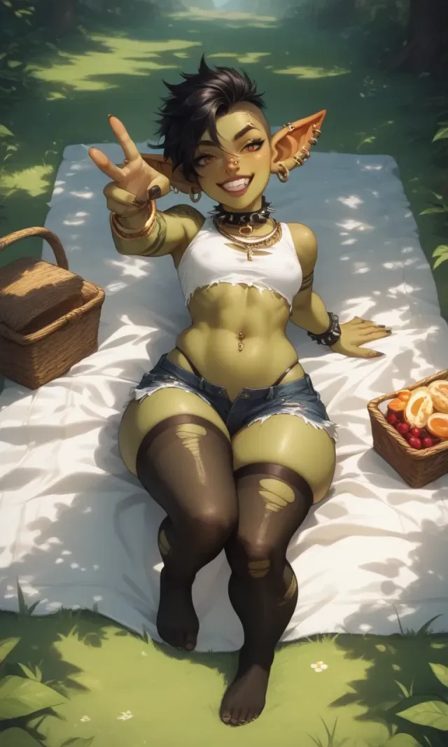 Molls, the goblin at the picnic