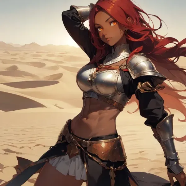 Leader of an all female tribe