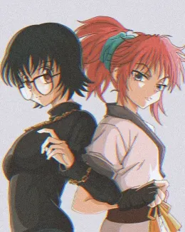 Machi and Shizuku (HxH)