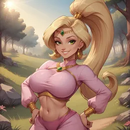 Genie-disguised Leah