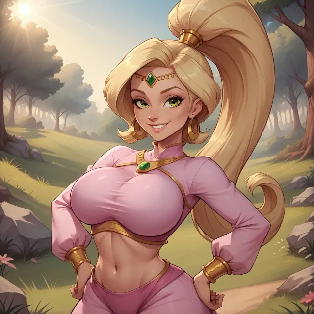 Genie-disguised Leah