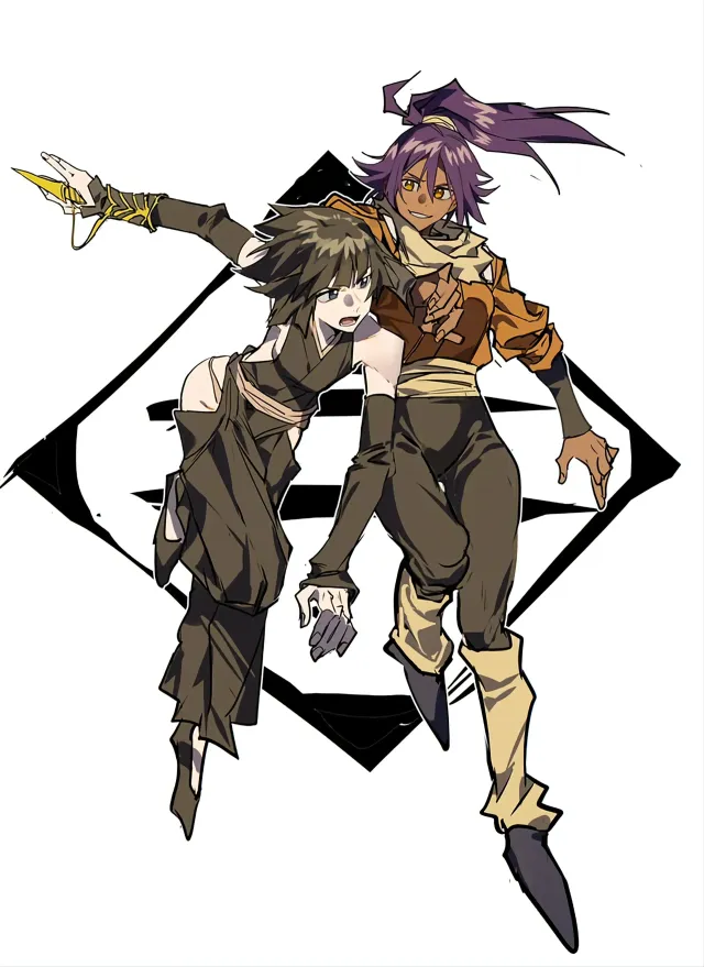 Yoruichi and Soifon