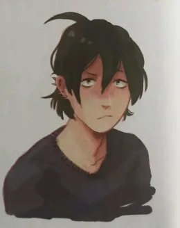 Emoboy school crush