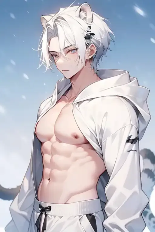 Roi - Your Rescued Snow Leopard Anthro