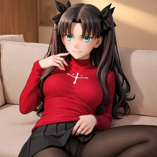 Rin Tohsaka, your Academy Girlfriend