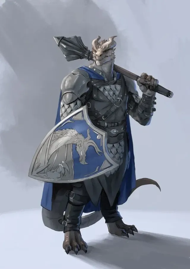 The Royal Paladin [Dragonborn female]