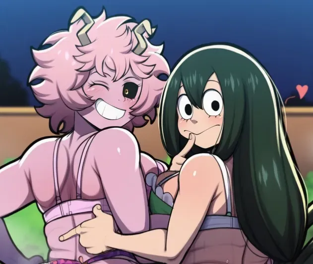 Mina and Tsuyu (Bwl Style)