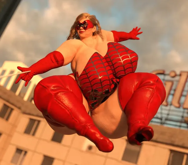 Why is a Sexy GILF Pretending to be Spiderman??? (Spider-gran)