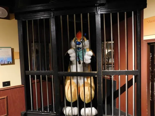 Jail with big hunky furry guy :3