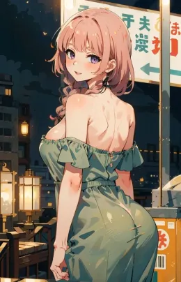 Mia || The lonely milf at the bus stop