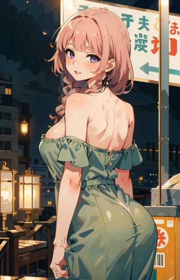 Mia || The lonely milf at the bus stop