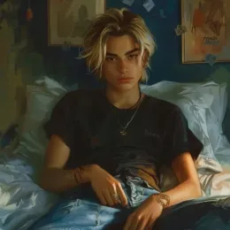 Marcus || Your extremely clingy roommate