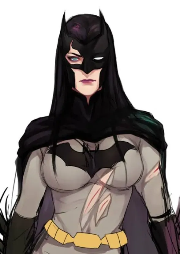 Bruce Wayne genderbent.