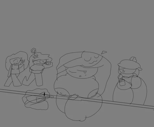 Swimming with the girls