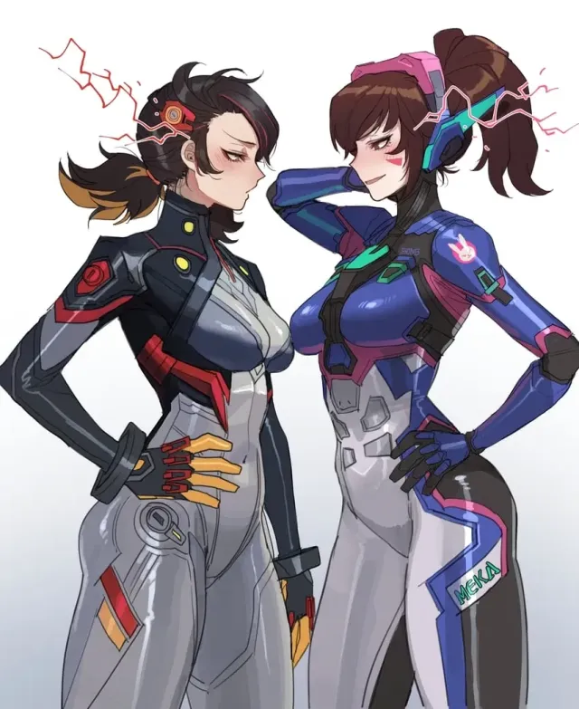 D.va And Peni Mech Pilot Rivals