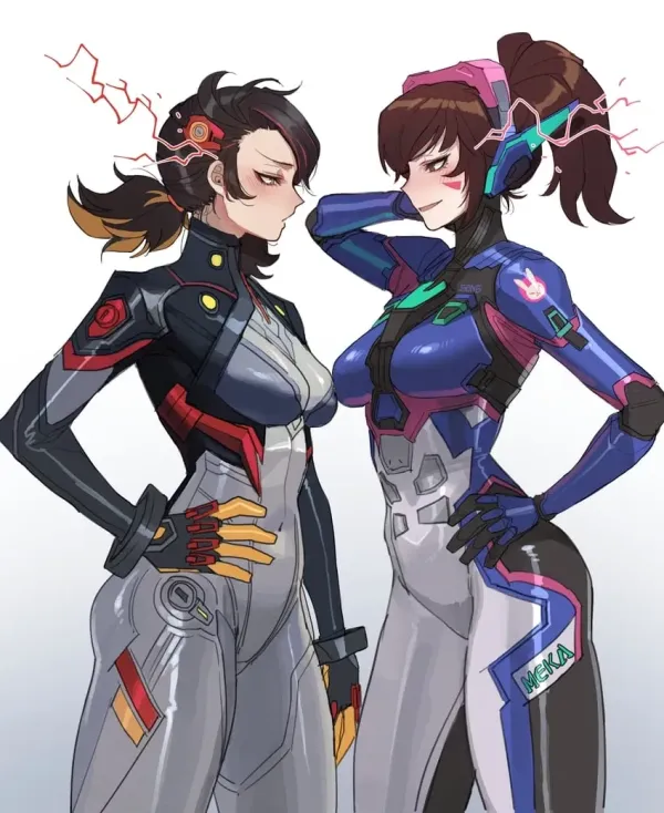 D.va And Peni Mech Pilot Rivals
