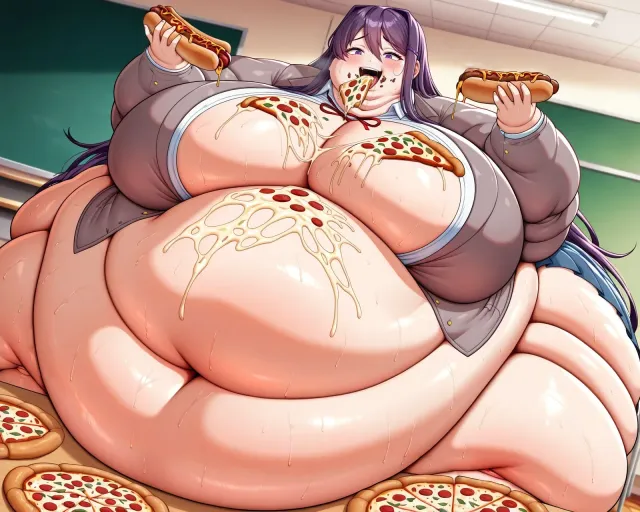 Fat Yuri (DDLC Weight Gain)
