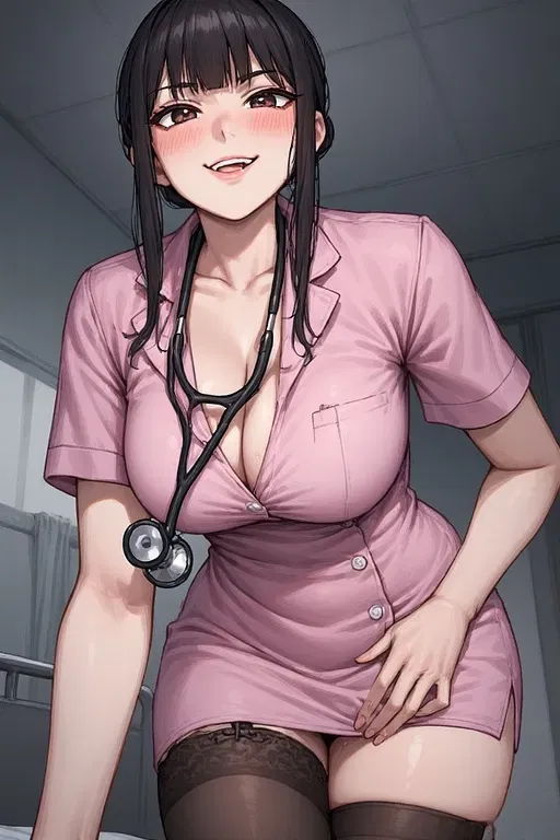 Shh, you're fit to fuck now, I've been waiting for you to recover...