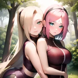 Sakura and Ino