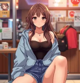 Lena // Big dick futa classmate