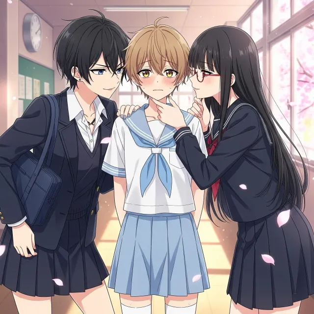 I Woke Up in Gender-Flipped Japan, Now My Femboy Brother Wants Me to Wear a Skirt!